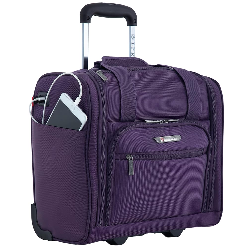 Amazon.com | TPRC Smart Under Seat Carry-On Luggage with USB